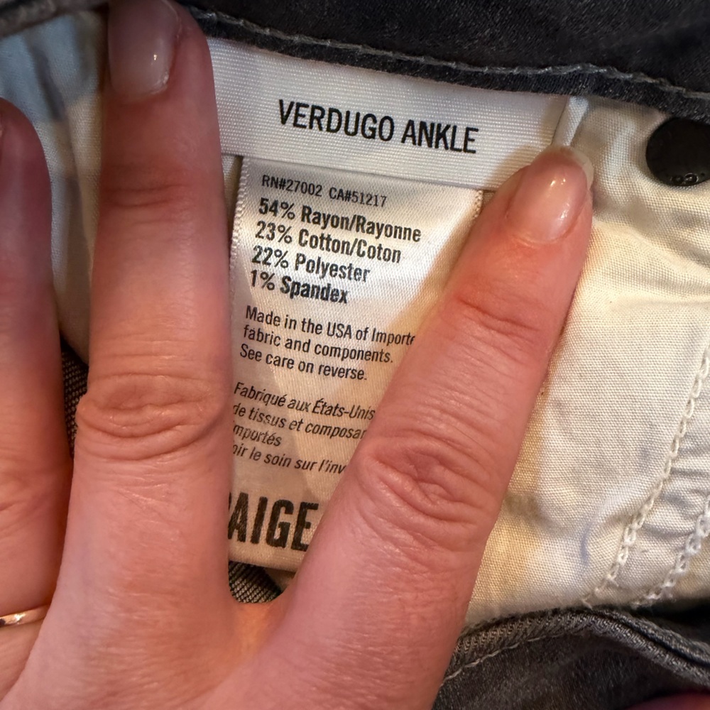 Paige jeans size 25 - Picture 3 of 4